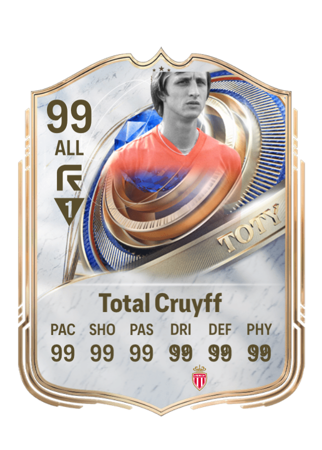Cruyff but he finally evolved