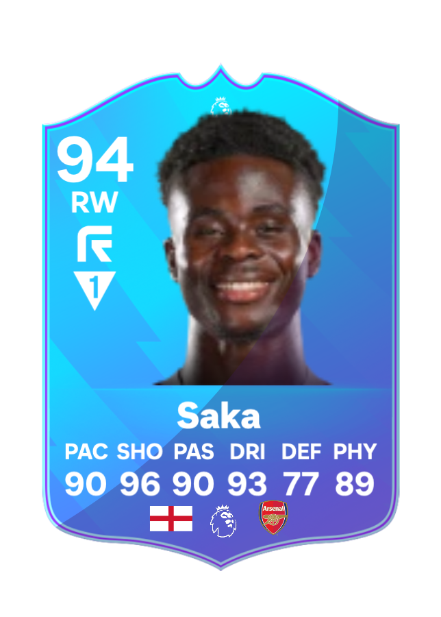 Premier League Saka 94